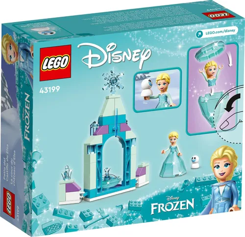 Miniatura 7 de LEGO Disney Elsa's Castle Courtyard 43199 - Juego de construcción, castillo de hielo de Frozen de Disney con figura de muñeca pequeña de la princesa