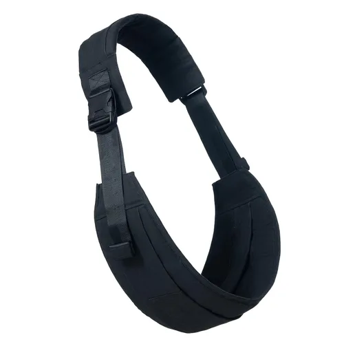 Miniatura 10 de AUYEAZGO Portabebés - Portabebés - Algodón de primera calidad, soporte grande para asiento y respaldo, bolsillo grande, ideal para 6-48 meses