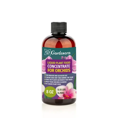 Gardenera Superalimento para el Crecimiento de Plantas para Orquídeas con 18 Vitaminas y Minerales Esenciales - Fertilizante Orgánico para Plantas -