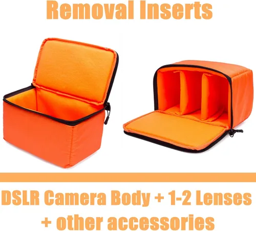 Miniatura 2 de G-raphy Bolsa de inserción de cámara con funda para cámara (naranja)