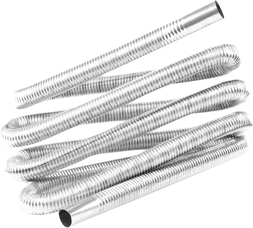 Miniatura 7 de Tubo de escape flexible para calentador de diésel Tubo de escape flexible para generador Tubo de extensión flexible de escape de acero inoxidable