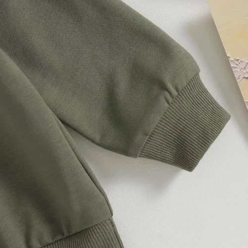 Miniatura 3 de CIYCUIT Conjunto de sudadera de manga larga y pantalones para bebé niño pequeño