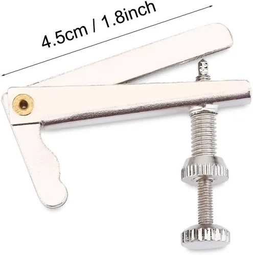 Miniatura 3 de 4 unids/set de ajustadores de cuerda de violonchelo cuerda de metal plateado afinador fino instrumentos musicales piezas de repuesto para 3/4 4/4