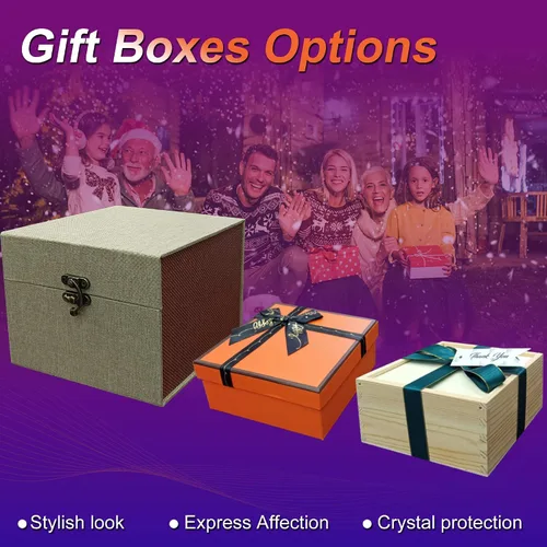 Miniatura 7 de Regalos personalizados con fotos de cristal 3D para ella, esposa, mamá, papá, mujeres, hombres, parejas, regalos personalizados con imágenes