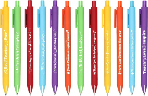 Miniatura 9 de 12 bolígrafos inspiradores motivacionales con citas positivas, regalos inspiradores para profesores, enfermeras, trabajadores, oficina, suministros
