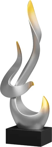 Miniatura 10 de Estatua de Fuego de Oro, Estatua de Resina Moderna y Abstracta, Estatua de Arte para Decoración del Hogar, para Salón, Soporte de TV, Mesa de Café