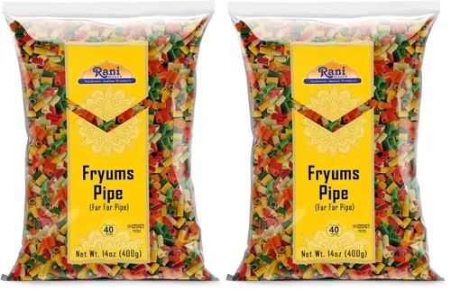 Miniatura 18 de Rani Far Far / Fryums (pellet de trigo y tapioca) Forma de anillo de 7 onzas (7.05 oz) ~ Vegano, Kosher, sin cocinar, utilizado para hacer papad