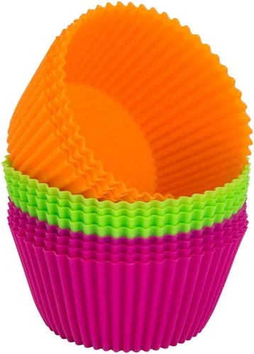 Miniatura 9 de Webake 36 piezas de silicona de platino Puto Molder filipino de tamaño mediano, 2.75 pulgadas reutilizable Kutsinta para vaporera, taza de repuesto