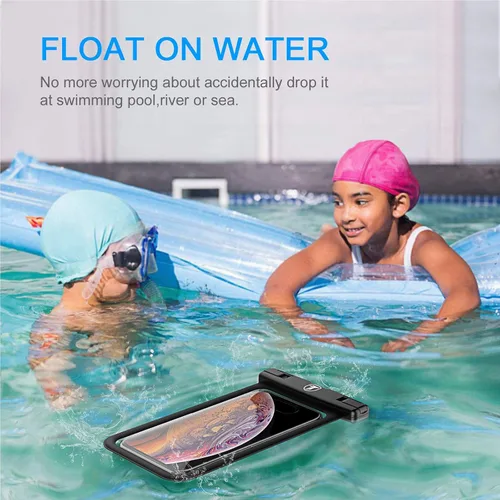Miniatura 2 de Funda flotante impermeable para teléfono con cordón y brazalete para bolsa seca para Motorola Moto G Power G Stylus G Play E E6 One 5G G7 Power G7