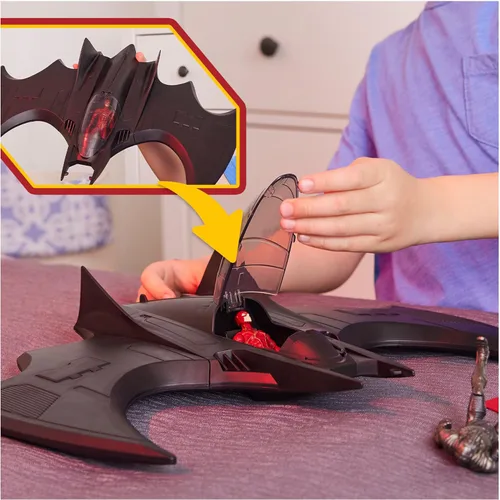 Miniatura 4 de DC Comics, The Flash Batwing Battle Set (exclusivo de Amazon) Supergirl, NAM-Ek, figuras de acción flash, 4 pulgadas Juguetes para niños y niñas
