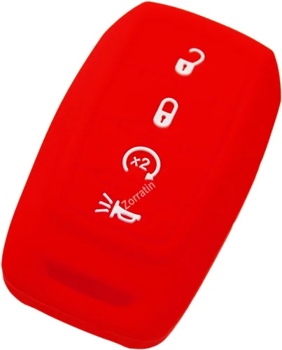 Miniatura 14 de Zorratin Funda protectora de silicona para llavero remoto para Ram 1500 2500 3500 2019 2020 2021 2022 2023 2024 2025 4 botones Negro
