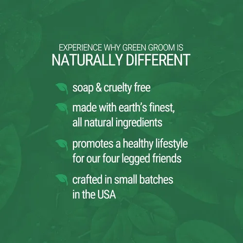 Miniatura 6 de Green Groom Champú para perros con aceite de argán, 1 galón, vitamina E y antioxidante rico, restaura el brillo, hidratante, ingredientes naturales
