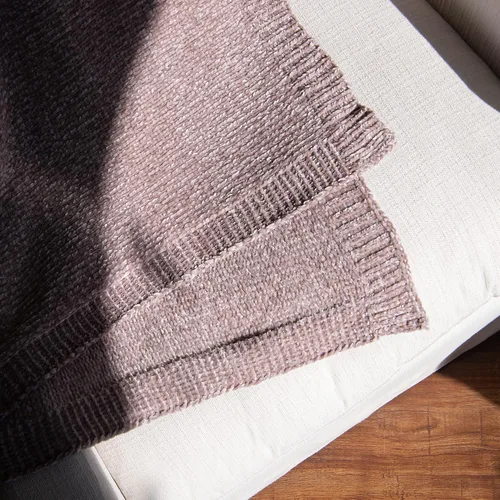 Miniatura 5 de BEST HOME FASHION Manta de felpilla brillante súper suave, cálida y acogedora, para todas las estaciones, sofá y cama, 50 x 60 pulgadas, color rosa