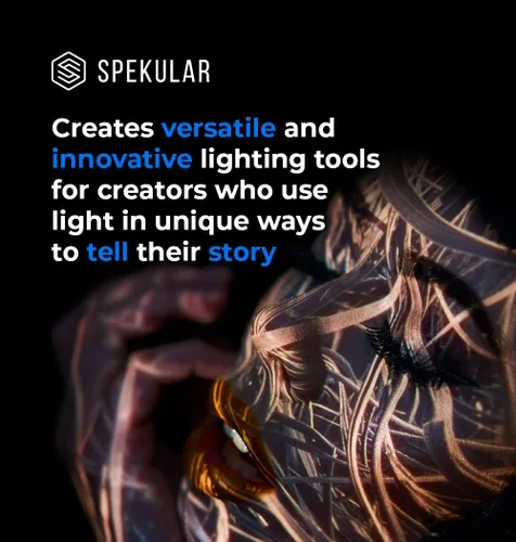 Miniatura 5 de Spekular Light Blaster - Sistema de proyección óptico Snoot basado en estroboscópicos para iluminación de fotografía con gobos y transparencias