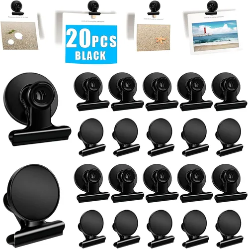 DIYMAG Clips magnéticos, paquete de 20 imanes para nevera, marco de fotos personalizado, collage para portarretratos de crucero resistente, regalo