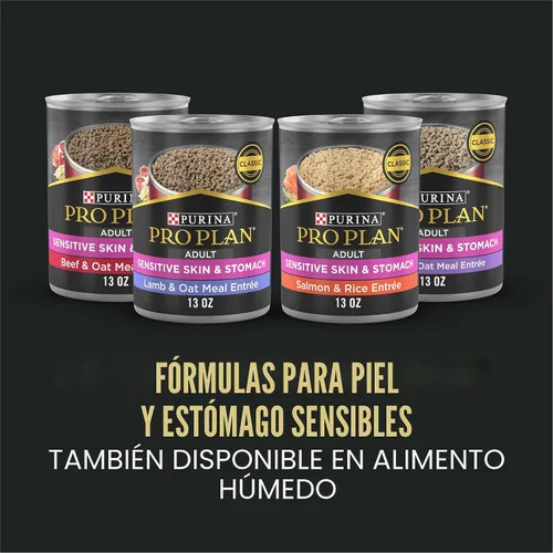 Miniatura 9 de Purina Pro Plan - Comida para perros de raza pequeña con piel y estómago sensibles, fórmula de salmón y arroz para adultos, bolsa de 4 libras