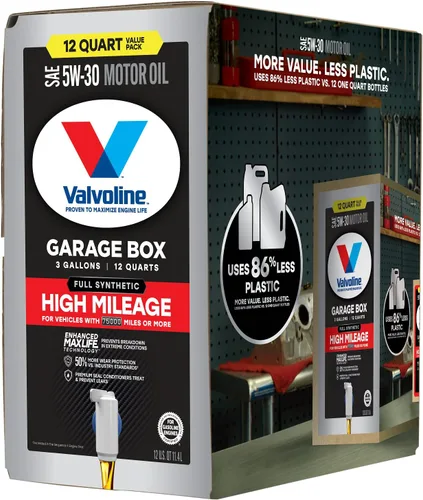 Miniatura 31 de Valvoline - Aceite de motor de mezcla sintética SAE 10W-40 de alto kilometraje, con tecnología MaxLife, 1 cuarto de galón, caja de 6