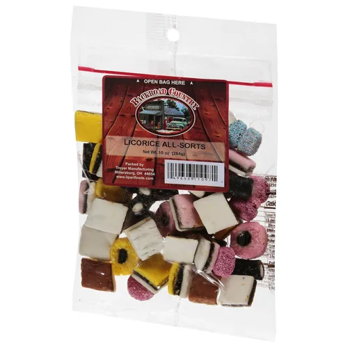 Miniatura 5 de Backroad Country Classic Allsorts - Caramelo de regaliz en embalaje resellable, fabricado en el Reino Unido, 10 onzas (paquete de 1)