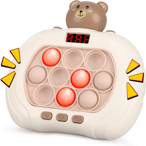 Miniatura 10 de GAPER GO Juguete antiestrés con luz para niños de 5, 7, 8 a 12, rompecabezas de mano, juguetes sensoriales con pantalla LED, juguetes de Navidad