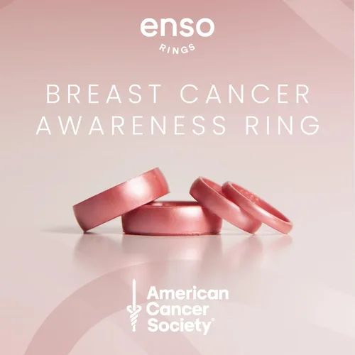 Miniatura 2 de Enso Rings Anillo de silicona Classic Elements, fabricado en los Estados Unidos, cómodo, transpirable y seguro, concientización sobre el cáncer