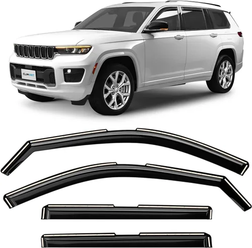 Miniatura 8 de CLIM ART - Deflectores de lluvia increíblemente duraderos en canal para Ford Bronco Sport 2021-2026, deflectores de ventana originales, viseras