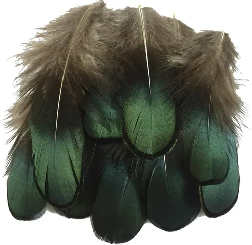Miniatura 5 de Sowder 50pcs plumas de plumaje de pavo real azul 1-3 pulgadas decoración casera boda