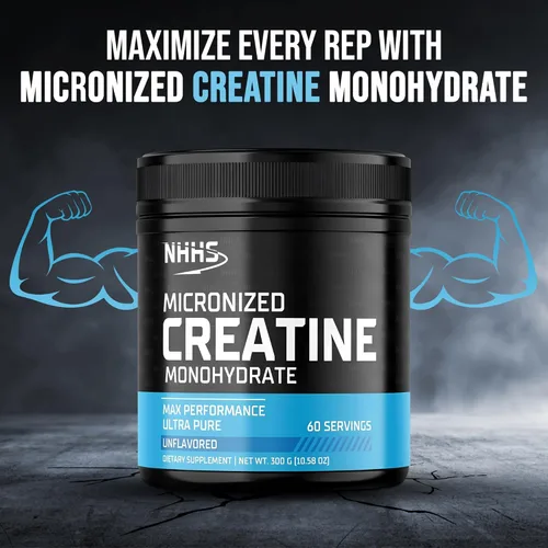 Miniatura 2 de Monohidrato de creatina micronizada – Apoya la fuerza y el rendimiento muscular Ultra puro, sin sabor, 60 porciones, 10.58 oz – Fabricado