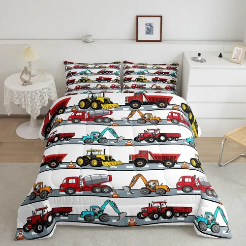 Miniatura 29 de Juego de ropa de cama de hurón tamaño individual para niños, diseño de dibujos animados de hurones para niños, bonito edredón acolchado de animales