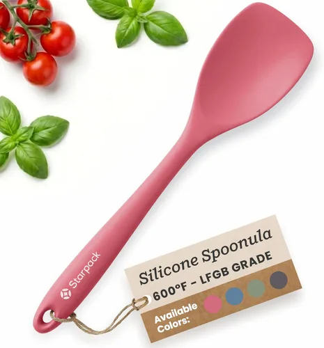 Miniatura 13 de Starpack 'The All Rounder' Espátula Spoonula de Silicona Premium - Cucharas Espátula de Silicona Resistentes al Calor hasta 600°F - Mejores Verde
