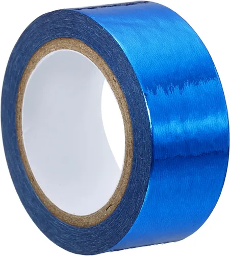 PATIKIL Cinta Washi metálica de 0.591 in x 16.4 ft, 1 rollo de adhesivo adhesivo autoadhesivo para decoración de manualidades, color azul oscuro