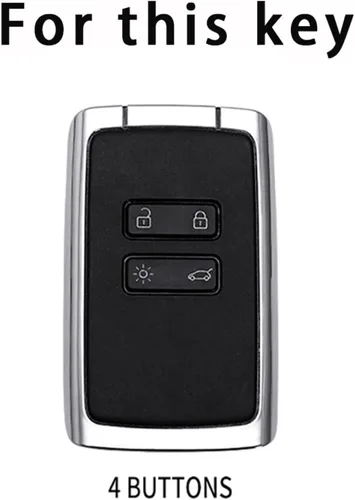 Miniatura 2 de TPU Leather Car Key Cover, for Captur Koleos Kadjar Arkana Megane for Dacia Duster Sandero Stepway Smart Remote Control Case