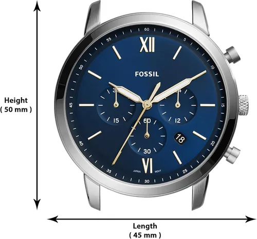 Miniatura 5 de Fossil Men's Neutra Stainless Steel and Leather Quartz Chronograph Watch