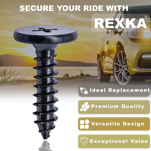 Miniatura 4 de Rexka 10 piezas de revestimiento del parachoques, revestimiento del guardabarros, protector de salpicaduras, tornillo de retención 90103-TA0-000