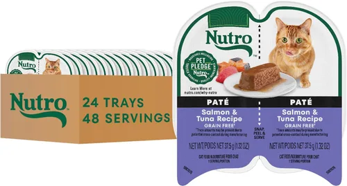 Miniatura 16 de Nutro Perfect Portions Receta de pollo en paté de comida húmeda para gatos, 2.64 onzas, paquete doble (24 unidades, paquete de 1)
