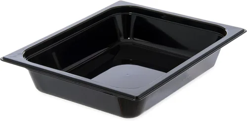 Miniatura 15 de Carlisle FoodService Products StorPlus Contenedor de almacenamiento de alimentos, bandeja de alimentos de tamaño medio para servir y almacenar Negro