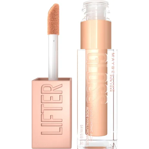 Miniatura 8 de Maybelline Lifter Gloss, Brillo de Labios Hidratante con Ácido Hialurónico, Alto Brillo para Labios Más Llenos, Perla, Perla Plateada Transparente