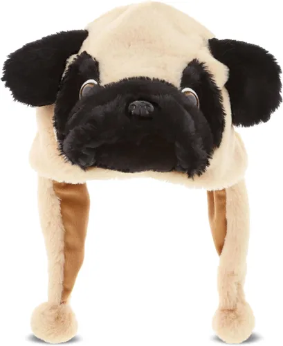 DolliBu Gorro de felpa – Gorro de peluche de forro polar súper suave con orejeras, acogedor sombrero de invierno cálido para niños – Talla única