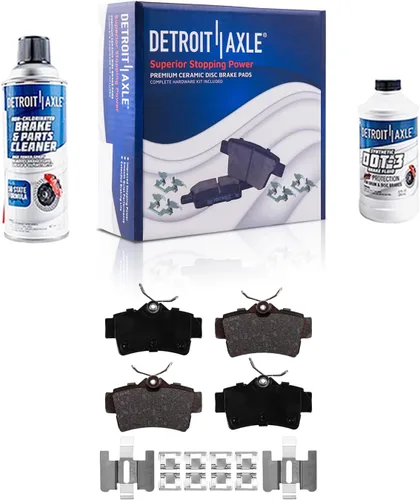 Miniatura 149 de Detroit Axle - Pastillas de Freno Delantero para Nissan Altima Maxima Sentra 350Z Cube Juke Versa INFINITI G20 G35 I30 I35 Suzuki SX4, Pastillas