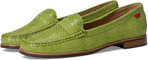 Miniatura 24 de Mocasines Penny de piel auténtica cómodos sin cordones para mujer