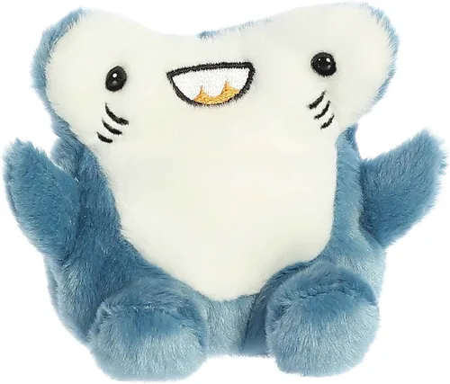 Miniatura 3 de Aurora® Adorable Palm Pals™ Huddleston Hammerhead Shark™ Animal de peluche, diversión de bolsillo, juego sobre la marcha, azul, 5 pulgadas