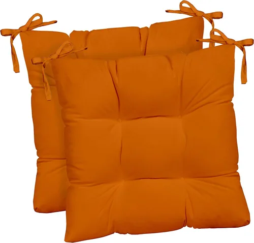 Miniatura 44 de RSH DECOR Juego de 2 cojines de asiento para silla de comedor para interiores y exteriores, 16 x 16 x 2 pulgadas, color a elegir