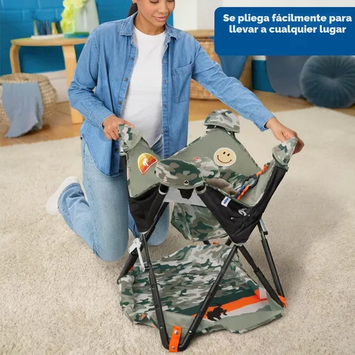 Miniatura 5 de Bright Starts Ford Bronco Pop 'N Jump - Saltador portátil para bebé, plegable, para interiores y exteriores, con actividades sensoriales, edades
