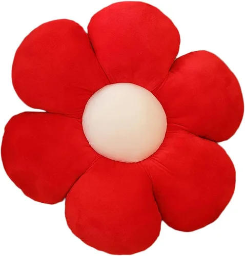 Miniatura 11 de lannery Almohada de felpa con flores, cojín de asiento para el suelo en forma de flor, juguete para leer, habitación, ver la televisión
