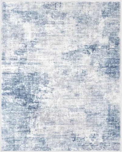 Miniatura 543 de IOHOUZE Alfombra abstracta lavable de 3 x 12 pies para pasillos, antideslizante para cocina, camino de entrada de lana sintética para interiores