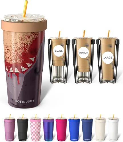 Miniatura 38 de Frost Buddy Togo Buddy 30oz Stainless Steel Vacuum Insulated Tumbler To Go Coffee Cup – Iced Coffee Sleeve, Travel Mug, Thermal Cup for Hot & Cold