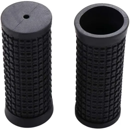Miniatura 5 de 1 par de empuñaduras para manillar de bicicleta, cubierta protectora negra para manillar de bicicleta, agarres de extremo para scooter, bicicleta