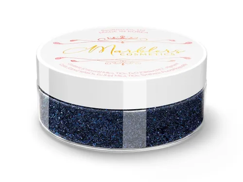 Miniatura 125 de MARBLERS Brillantina de forma gruesa de grado cosmético [estrella] 0.11 onzas (0.11 oz) Escamas No tóxica Vegana Libre de crueldad animal