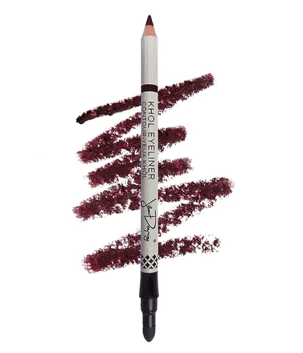 Jillian Dempsey Khôl Eyeliner | Lápiz delineador de ojos impermeable con difuminador incorporado | Color intenso de larga duración I Borgoña profundo