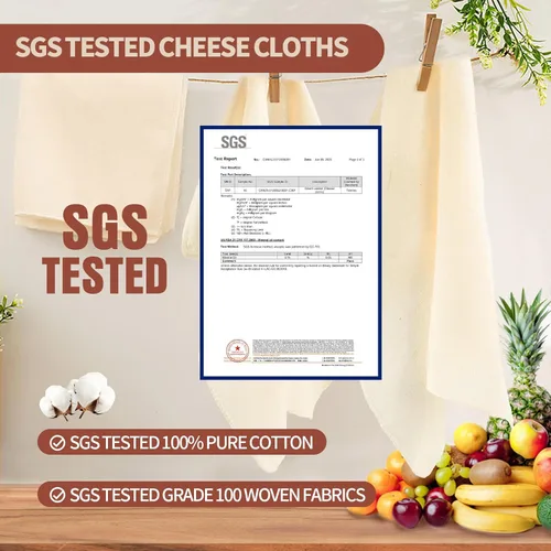 Miniatura 3 de 12 paños de queso reutilizables para colar de 20 x 20 pulgadas, paños de queso de grado 100 con bordes dobladillados, 100% algodón sin blanquear