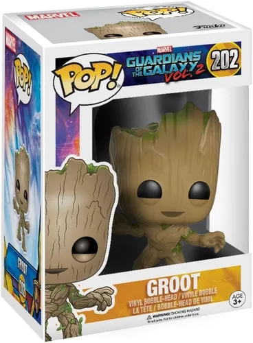 Figura de FunKo de Groot de pequeño, personaje de Guardianes de la Galaxia 2, películas POP, Estándar